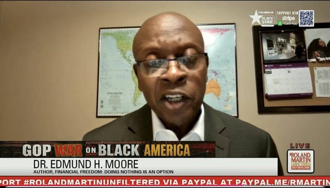 Dr. Edmund H. Moore, author of Financial Freedom: Doing Nothing Is an Option, live on Roland Martin Unfiltered